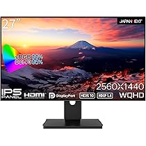 27インチ モニター WQHD 2560x1440 Amazon.co.jp: JAPANNEXT 27インチ モニター WQHD 2560x1440